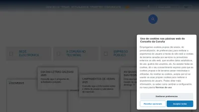 Screenshot of Coruna.gal