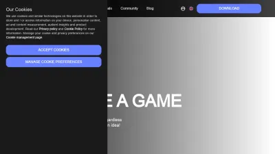 Screenshot of Gamemaker.io