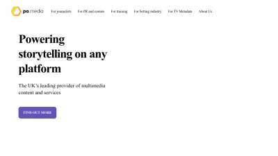 Screenshot preview of pa.media