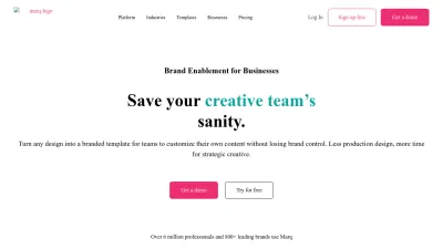 Screenshot of Marq.com