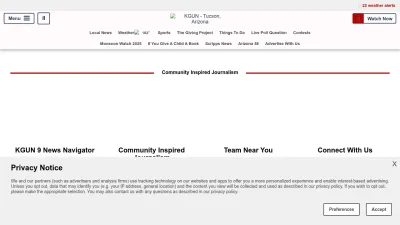 Screenshot preview of kgun9.com