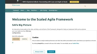 Screenshot of Framework.scaledagile.com