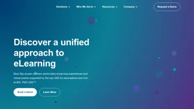 Screenshot of Blueskyelearn.com