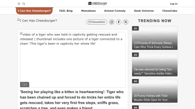 Screenshot preview of icanhas.cheezburger.com