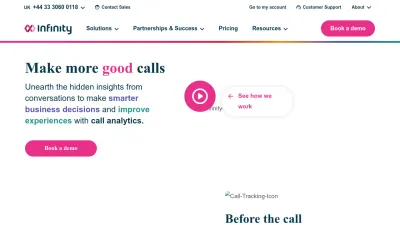 Screenshot preview of infinity.co