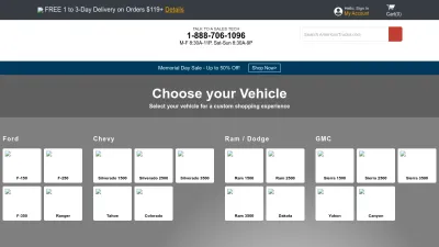 Screenshot of Americantrucks.com