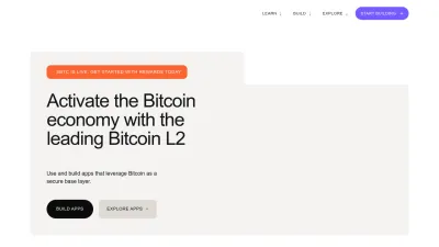 Screenshot preview of stacks.co