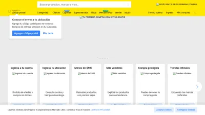 Screenshot of Mercadolibre.com.mx
