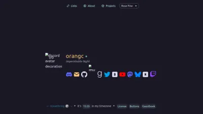 Screenshot of Orangc.net
