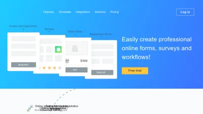 Screenshot preview of formsite.com