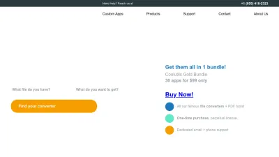Screenshot preview of coolutils.com