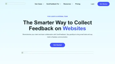 Screenshot preview of surefeedback.com