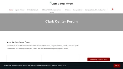 Screenshot preview of kentclarkcenter.org