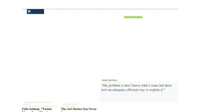 Screenshot preview of theawl.com