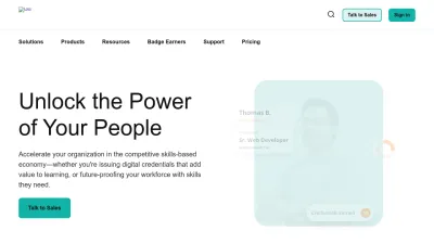 Screenshot of Info.credly.com