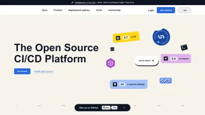 Screenshot preview of semaphore.io
