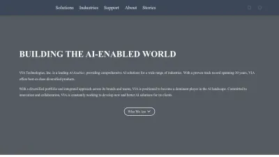Screenshot of Viatech.com