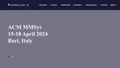 Screenshot preview of 2024.acmmmsys.org
