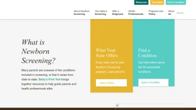 Screenshot preview of babysfirsttest.org