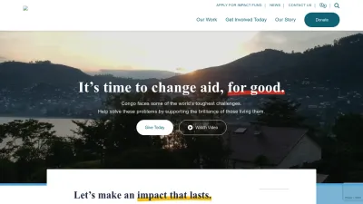 Screenshot preview of easterncongo.org