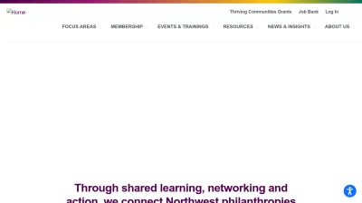 Screenshot preview of philanthropynw.org