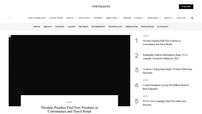 Screenshot preview of retailboss.co