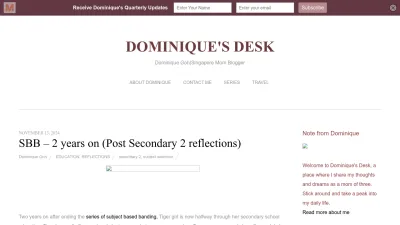 Screenshot preview of dominiquegoh.com