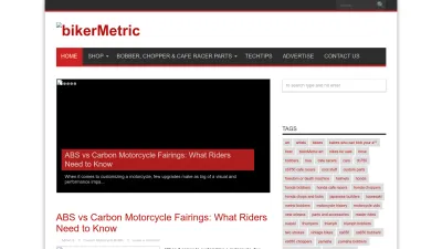 Screenshot preview of bikermetric.com