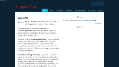 Screenshot preview of amapolapress.com