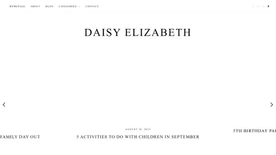 Screenshot preview of daisyelizabeth.co.uk