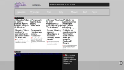 Screenshot preview of mojtv.hr