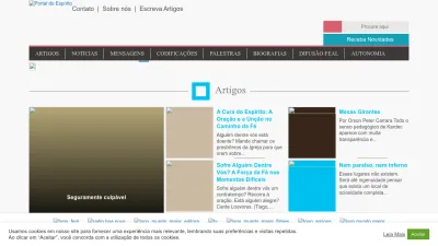Screenshot preview of espirito.org.br
