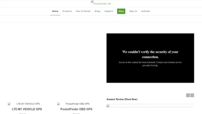 Screenshot preview of pocketfinder.com