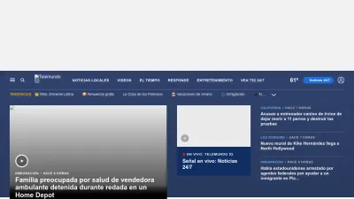 Screenshot preview of telemundo52.com