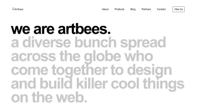 Screenshot preview of artbees.net