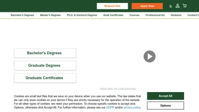 Screenshot preview of online.colostate.edu