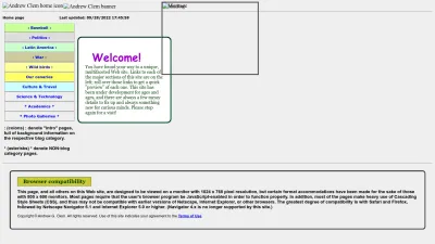 Screenshot preview of andrewclem.com