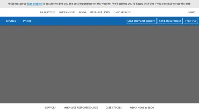 Screenshot preview of responsesource.com
