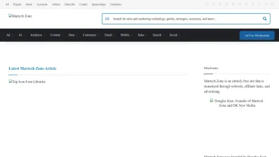 Screenshot preview of martech.zone
