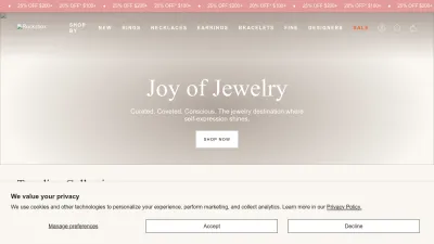 Screenshot preview of rocksbox.com