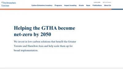 Screenshot preview of taf.ca