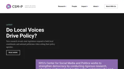 Screenshot preview of csmapnyu.org