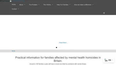 Screenshot preview of hundredfamilies.org