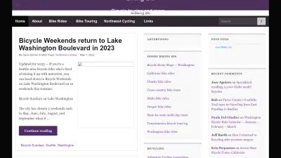 Screenshot preview of bikingbis.com
