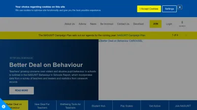 Screenshot preview of nasuwt.org.uk