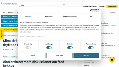 Screenshot preview of abounderrattelser.fi
