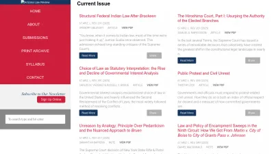 Screenshot preview of arizonalawreview.org