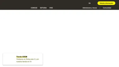 Screenshot preview of udem.edu.mx