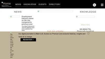 Screenshot preview of recruiter.co.uk