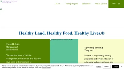 Screenshot preview of holisticmanagement.org